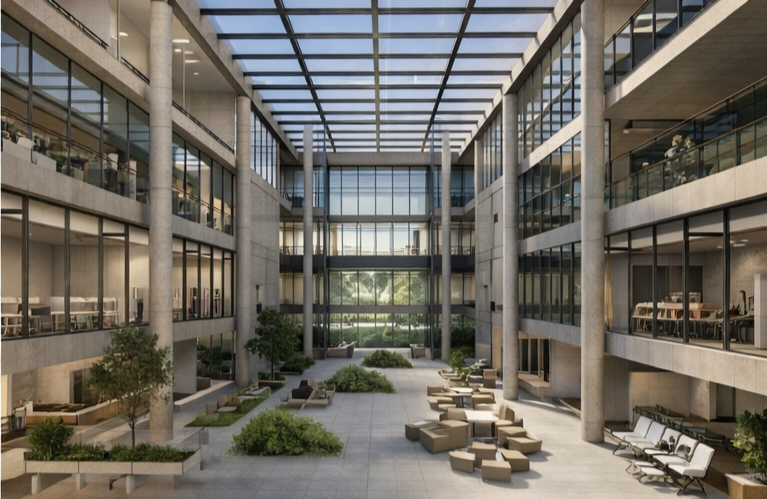 Courtyard Spine Office