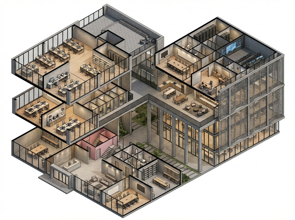 Courtyard Spine Office