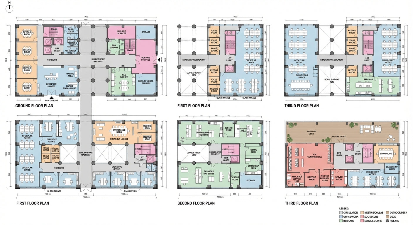 Courtyard Spine Office