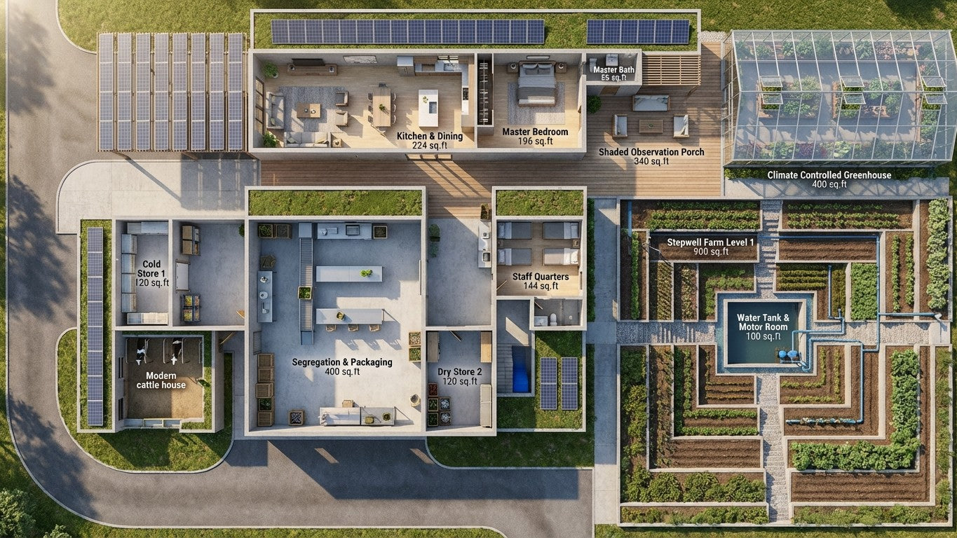 Net-zero Agricultural Campus