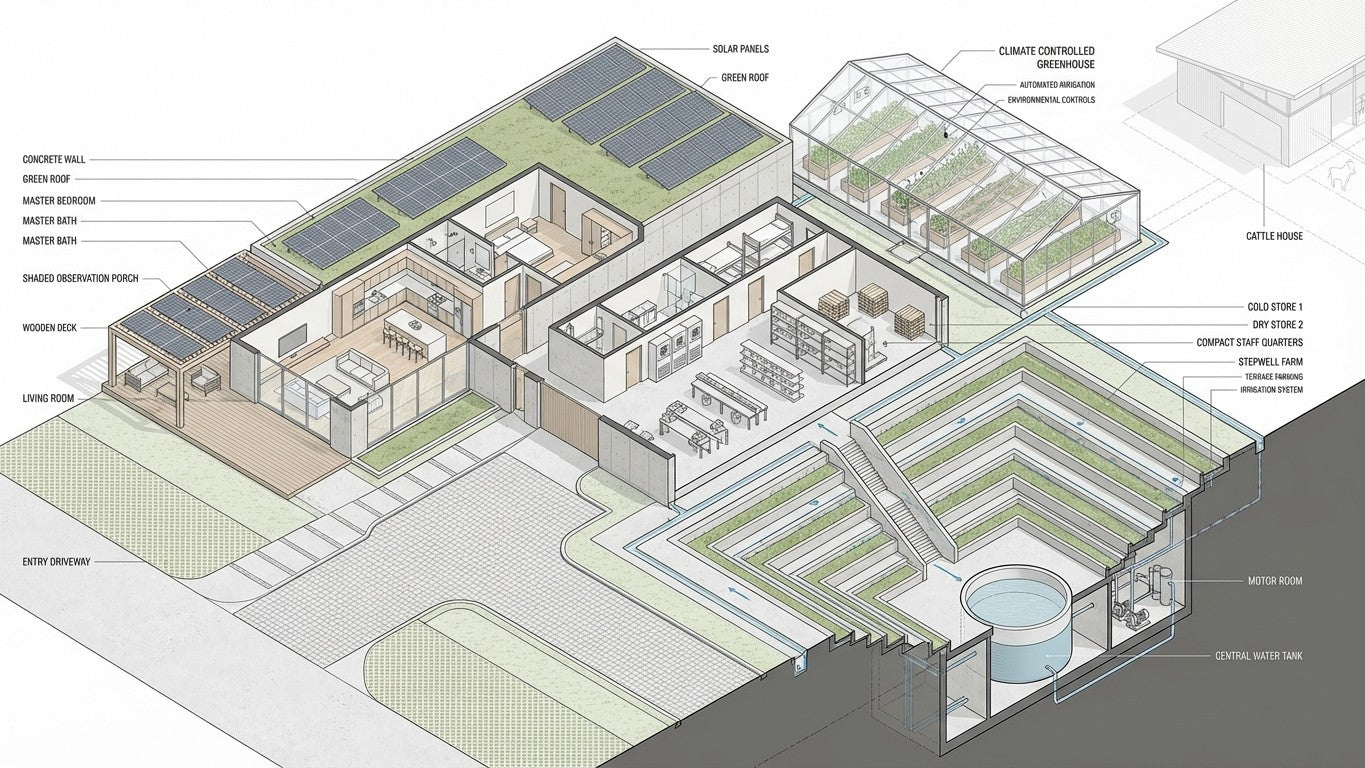 Net-zero Agricultural Campus